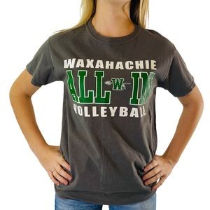 Dark Grey Waxahachie Volleyball T-Shirt